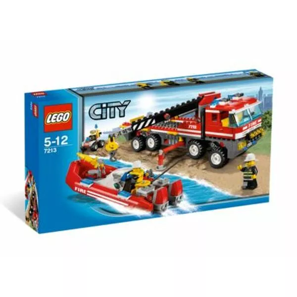 City 7213 Off-Road Fire Truck & Fireboat