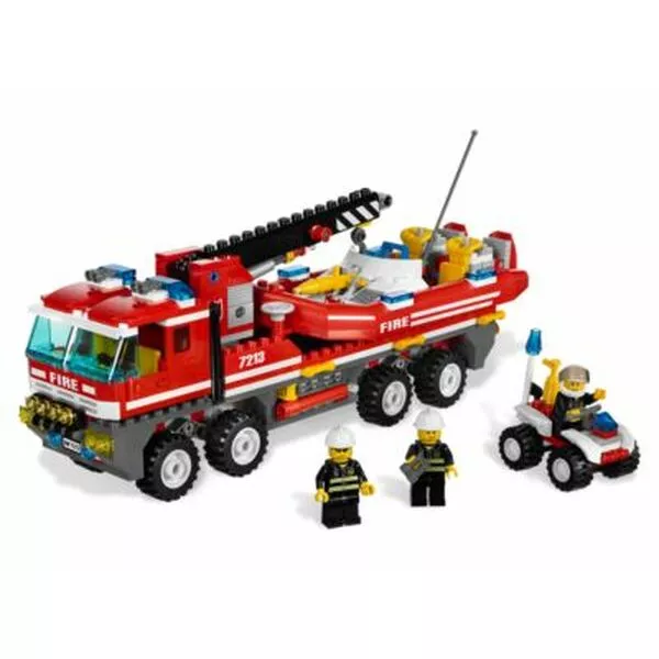 City 7213 Off-Road Fire Truck & Fireboat (Фото 6)