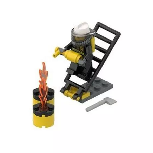 City 7266 Promotional Fireman