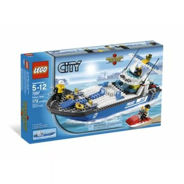 City 7287 Police Boat