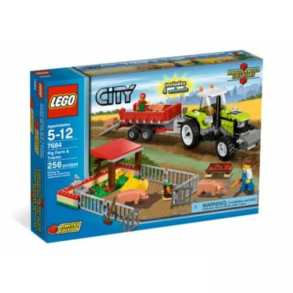 City 7684 Pig Farm & Tractor