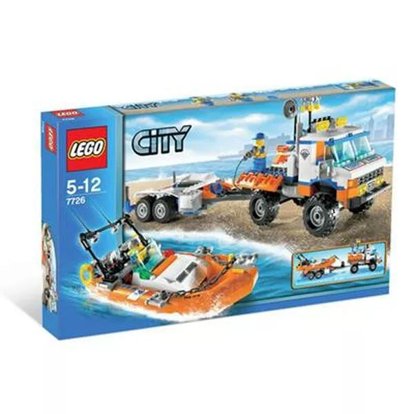 City 7726 Coast Guard Truck with Speed Boat