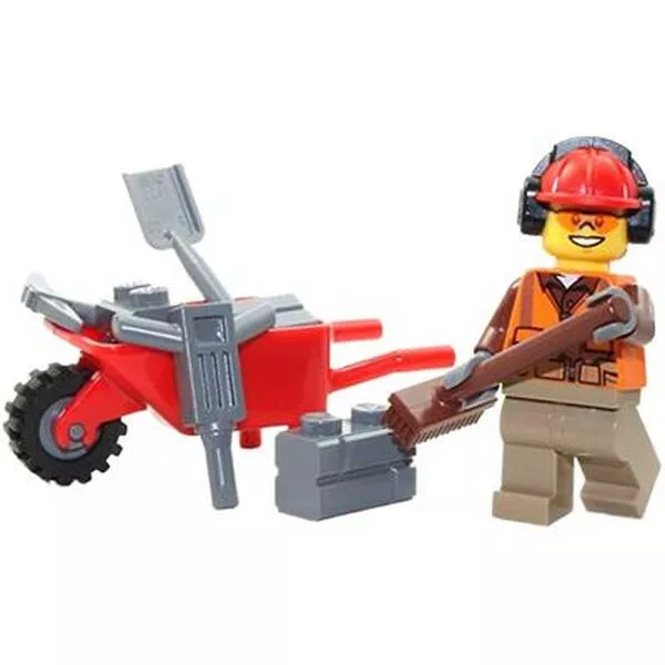 City 951702 Workman and Wheelbarrow