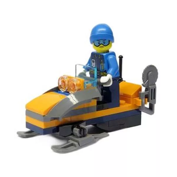 City 951810 Arctic Explorer with Snowmobile (Фото 2)