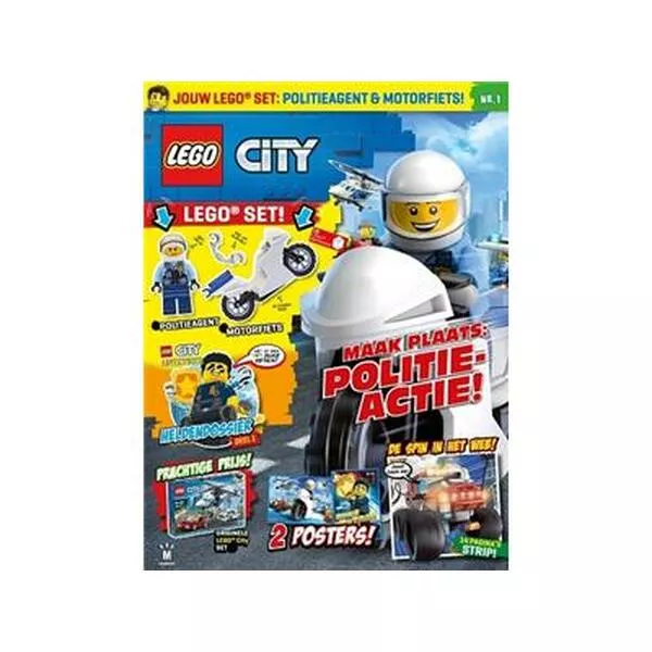 City 952001 Motorcycle Cop