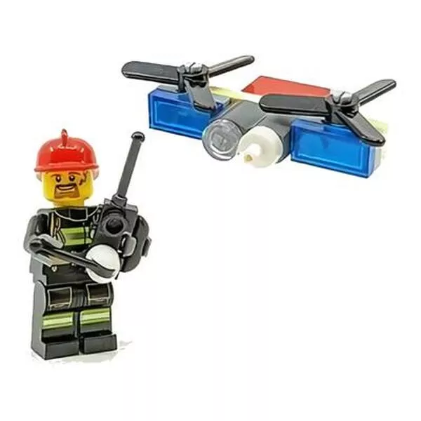 City 952002 Fireman and Drone