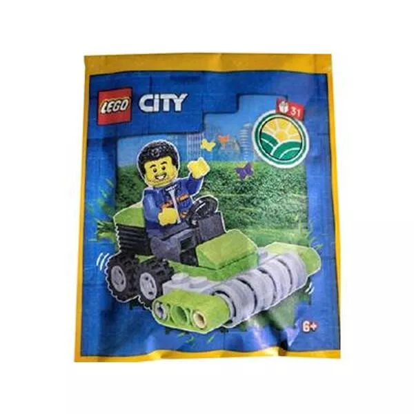 City 952303 Worker with Lawnmower (Фото 3)