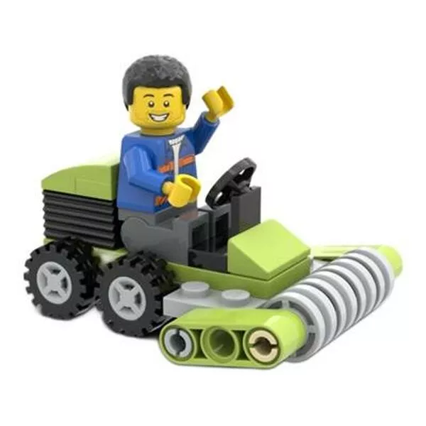 City 952303 Worker with Lawnmower