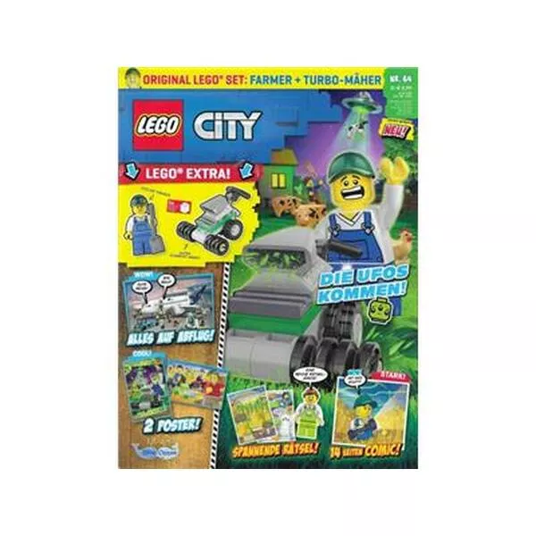 City 952404 Farmer with Lawn Mower