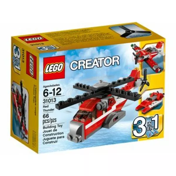 Creator 3 in 1 31013 Вертолёт «Красный Гром»