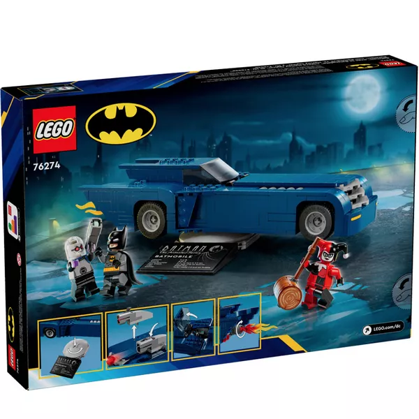 DC Comics Super Heroes 76274 Бэтмен на Бэтмобиле против Харли Квинн и Мистера Фриза (Фото 2)