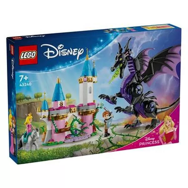 Disney 43240 Maleficent's Dragon Form and Aurora's Castle