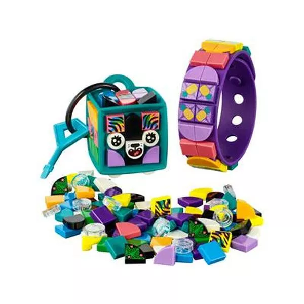 DOTS 41945 Браслет и бирка для сумки «Неоновый тигр» (Фото 6)