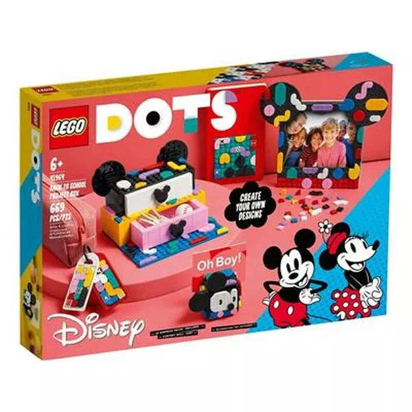 DOTS 41964 Mickey Mouse & Minnie Mouse Back-to-School Project Box