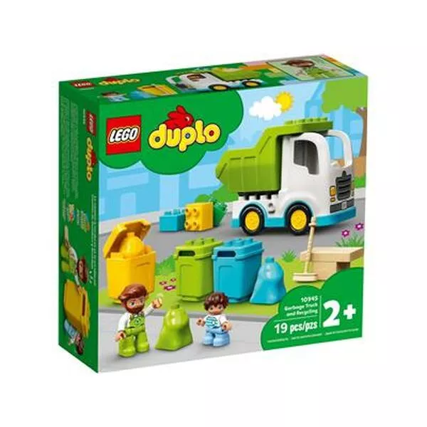 DUPLO 10945 Мусоровоз и контейнеры для раздельного сбора мусора