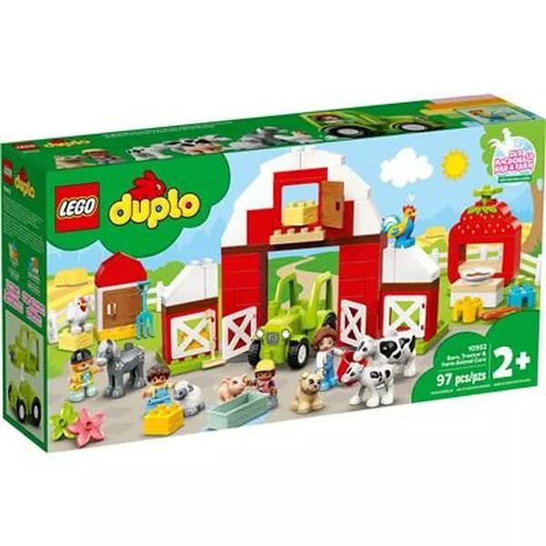 DUPLO 10952 Фермерский трактор, домик и животные