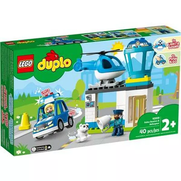 DUPLO 10959 Police Station with Helicopter