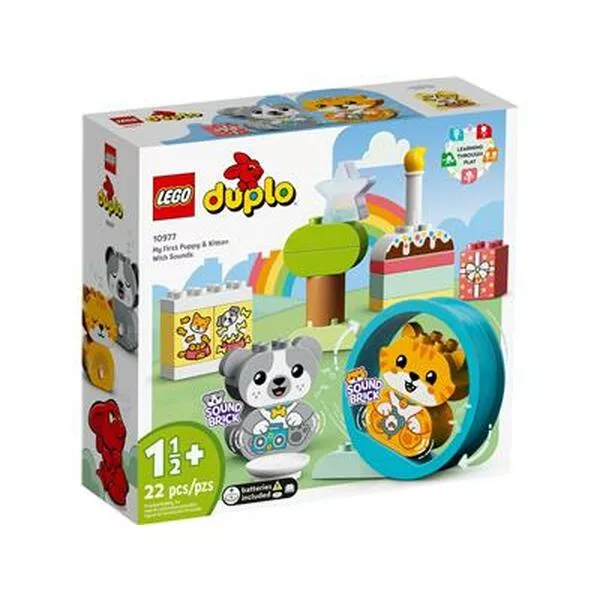 DUPLO 10977 My First Puppy & Kitten with Sounds