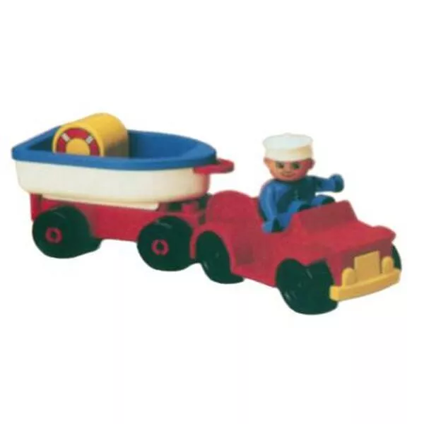 DUPLO 2626 Car and Boat Vacation Trailer