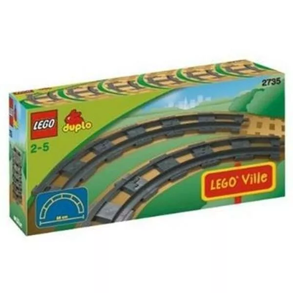 DUPLO 2735 Curved Tracks and Rails