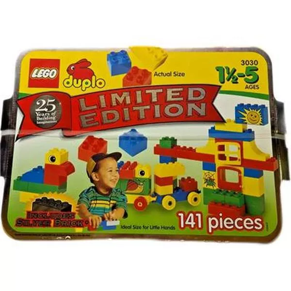 DUPLO 3030 Limited Edition Tub with Silver Brick