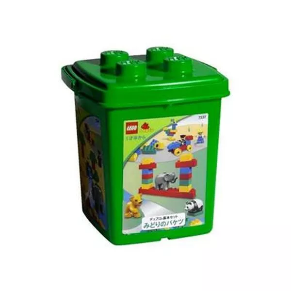 DUPLO 7337 Foundation Set Green Bucket