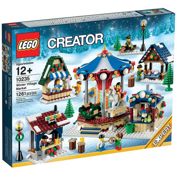 Icons 10235 Зимний деревенский рынок