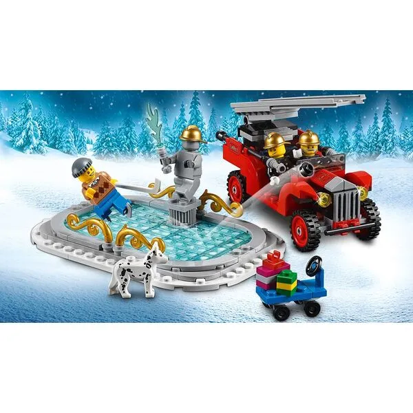 Icons 10263 Пожарная часть в зимней деревне (Фото 6)