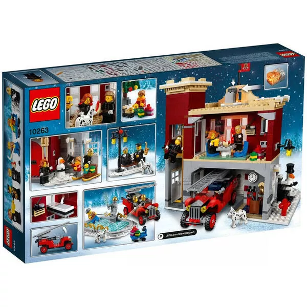 Icons 10263 Пожарная часть в зимней деревне (Фото 2)
