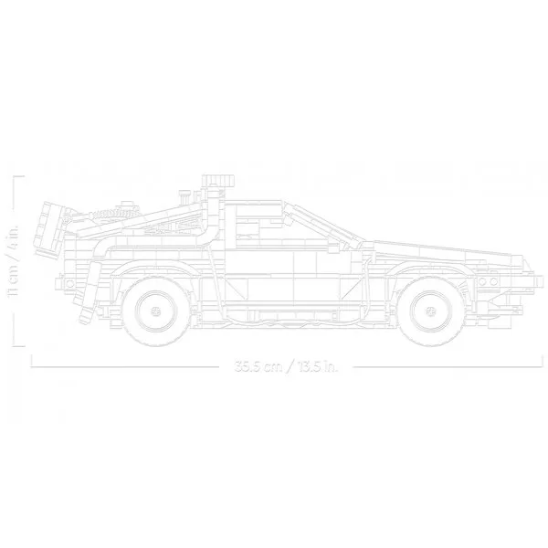 Icons 10300 Машина времени из Назад в будущее (Фото 19)