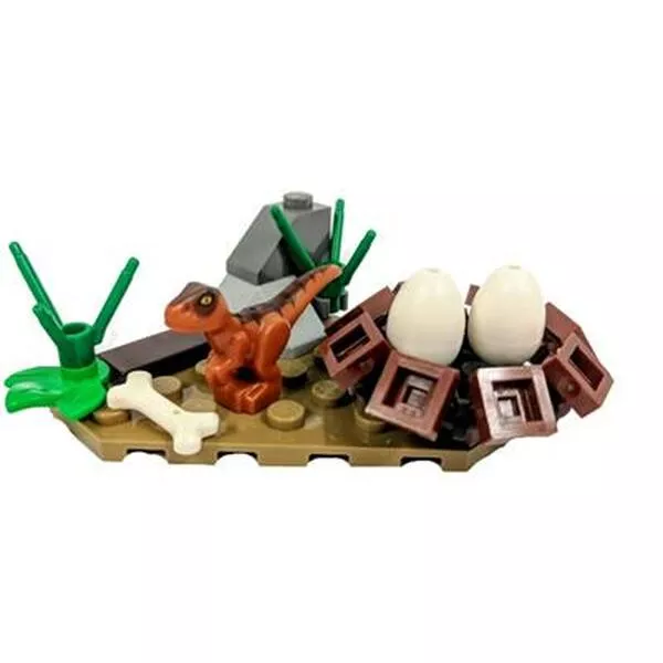 Jurassic World 121801 Baby Raptor and Nest