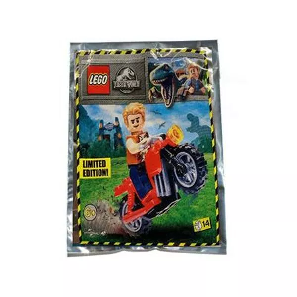 Jurassic World 122114 Owen with Motorcycle (Фото 4)