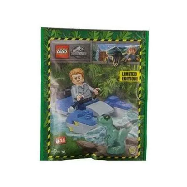 Jurassic World 122331 Owen with Swamp Speeder and Raptor (Фото 2)