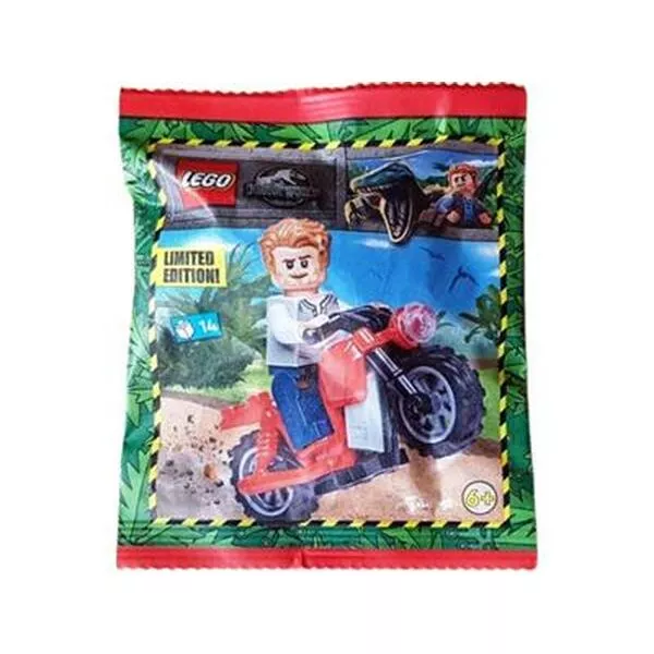 Jurassic World 122333 Owen with Motorcycle (Фото 2)