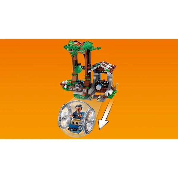 Jurassic World 75929 Побег в гиросфере от Карнотавра (Фото 7)