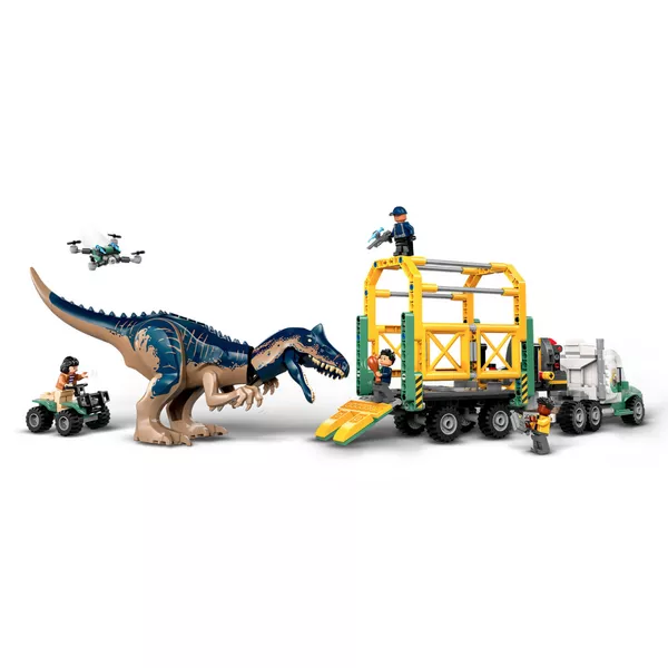 Jurassic World 76966 Миссии динозавров: Транспортный грузовик Аллозавра (Фото 8)