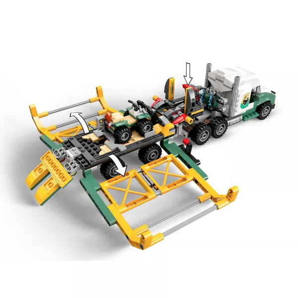 Jurassic World 76966 Миссии динозавров: Транспортный грузовик Аллозавра (Фото 9)