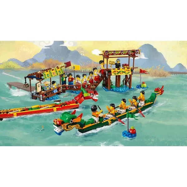 Коллекционные наборы 80103 Гонка на лодках-драконах (Фото 3)