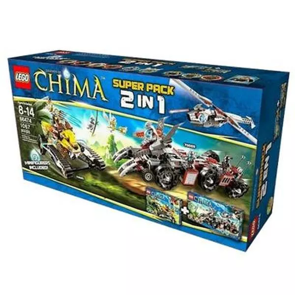 Legends of Chima 66474 LEGO Chima Super Pack 2-in-1