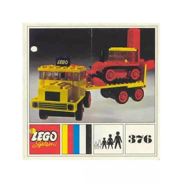 LEGOLAND 376 Low Loader with Excavator