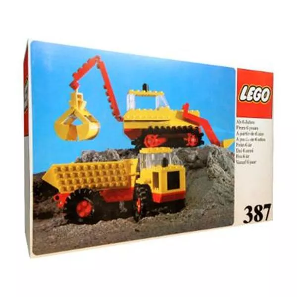 LEGOLAND 387 Excavator and Dumper