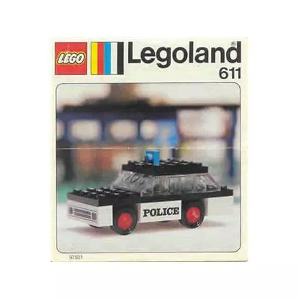 LEGOLAND 611 Police Car