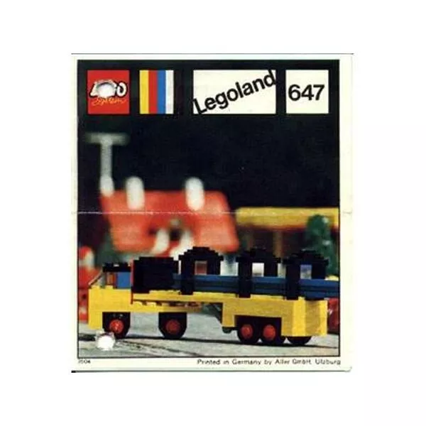 LEGOLAND 647 Lorry With Girders