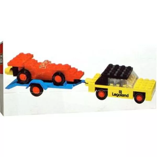 LEGOLAND 650 Car with Trailer and Racing Car
