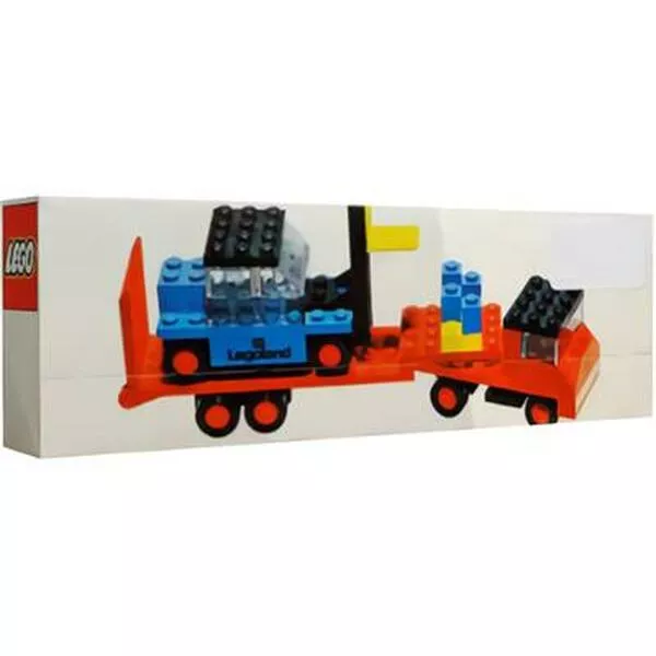 LEGOLAND 684 Low-Loader Truck with Forklift