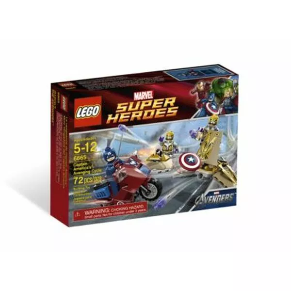 Marvel Super Heroes 6865 Captain America's Avenging Cycle