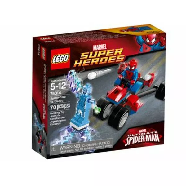 Marvel Super Heroes 76014 Трехколесный байк Человека-Паука против Электро