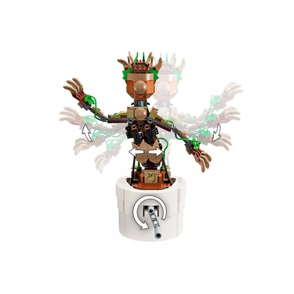 Marvel Super Heroes 76297 Танцующий Грут (Фото 4)