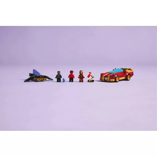 Marvel Super Heroes 76310 Машина Железного Человека и Черная Пантера против Красного Халка (Фото 6)