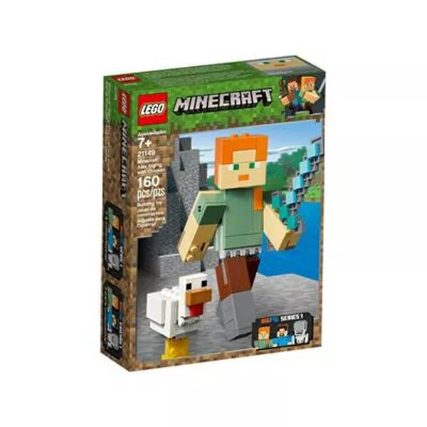 Minecraft 21149 Большая фигурка: Алекс с цыплёнком